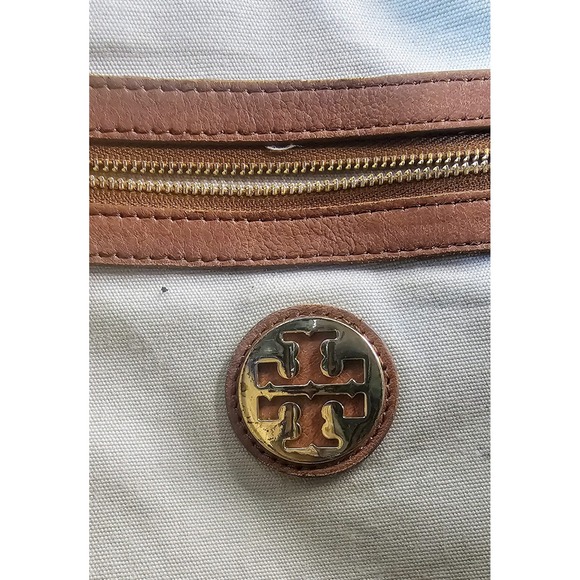 Tory Burch Royal Blue Bobby‎ Quilted Nylon Leather Tote Shoulder Bag SEE PICS - Picture 12 of 15